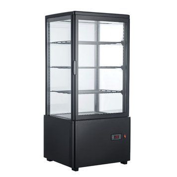 Шафа-вітрина холодильна кондитерська Hurakan HKN-UPD78B black HKN-UPD78B black фото