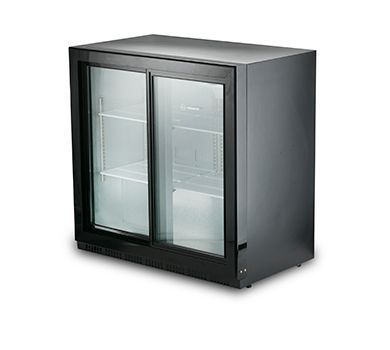 Шкаф барный холодильный Hurakan HKN-DB205S на 200 л, стеклянные раздвижные двери 865 мм HKN-DB205S фото