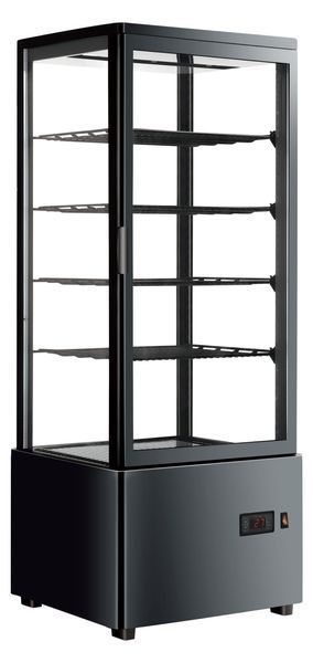 Шкаф-витрина холодильная кондитерская Hurakan HKN-UPD98B black HKN-UPD98B black фото
