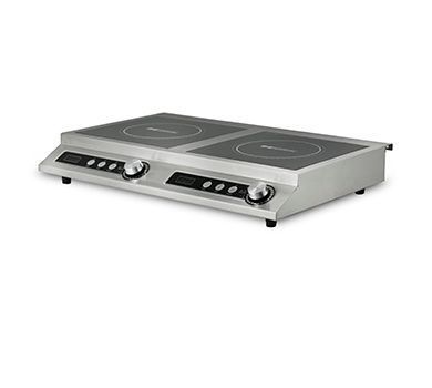 Плита індукційна професійна Hurakan HKN-ICF70D 2-х конфорочна, 7000w HKN-ICF70D фото