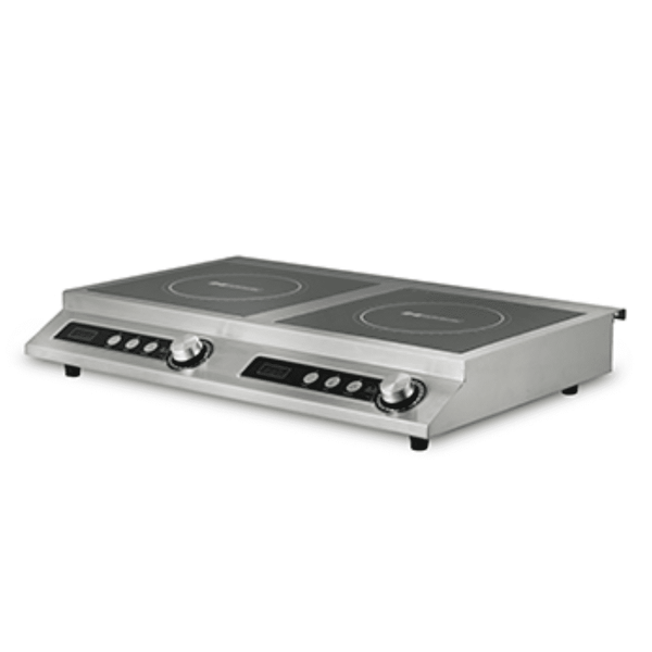 Плита індукційна професійна Hurakan HKN-ICF70D 2-х конфорочна, 7000w HKN-ICF70D фото